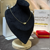 Collier Flower en argent 925 doré à l’or 18K