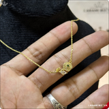 Collier Flower en argent 925 doré à l’or 18K