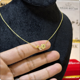 Collier Flower en argent 925 doré à l’or 18K