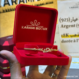 Gourmette Couple en argent 925 dorée à l’or 18K