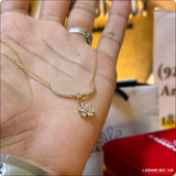 Collier Fleura – Argent 925 Doré à l’Or 18K