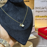 Collier Love en argent 925 doré à l’or 18K