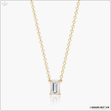 Collier Emerald en argent 925 dorée à l’or 18K