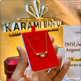 Collier I Love U en argent 925 dorée à l’or 18K