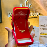 Collier I Love U en argent 925 dorée à l’or 18K