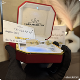 Gourmette Arinda en argent 925 dorée à l’or 18K