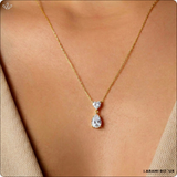 Collier VALMA en argent 925 doré à l’or 18K