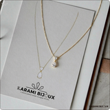Collier VALMA en argent 925 doré à l’or 18K