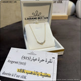 Collier V0765 – Argent 925 Doré à l’Or 18K